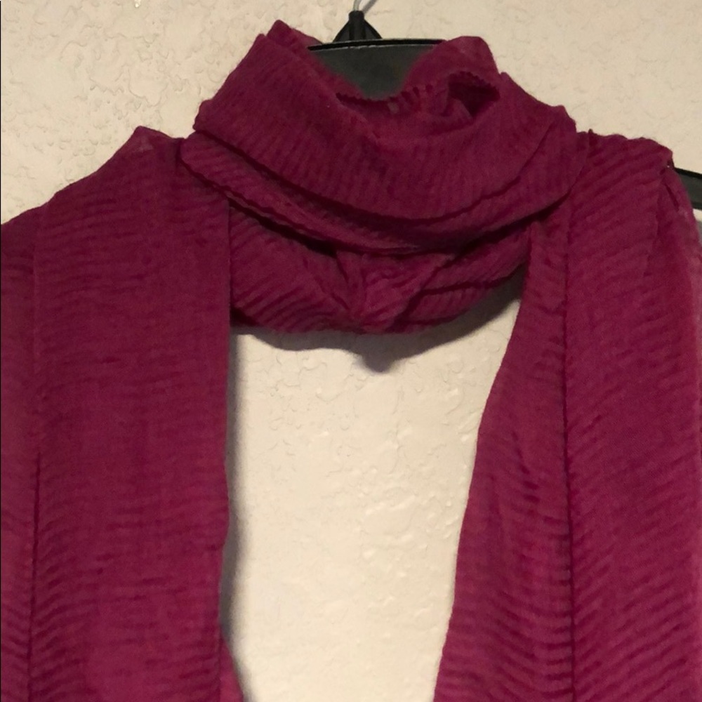 Purple scarf